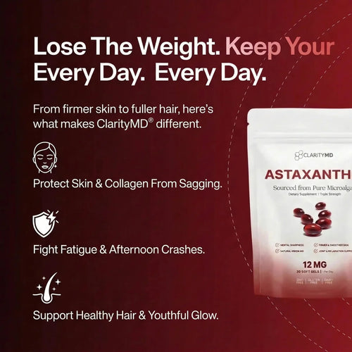 ClarityMD - Astaxanthin 12mg Softgels