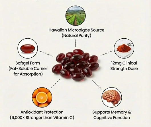 ClarityMD - Astaxanthin 12mg Softgels