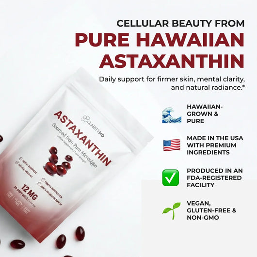 ClarityMD - Astaxanthin 12mg Softgels